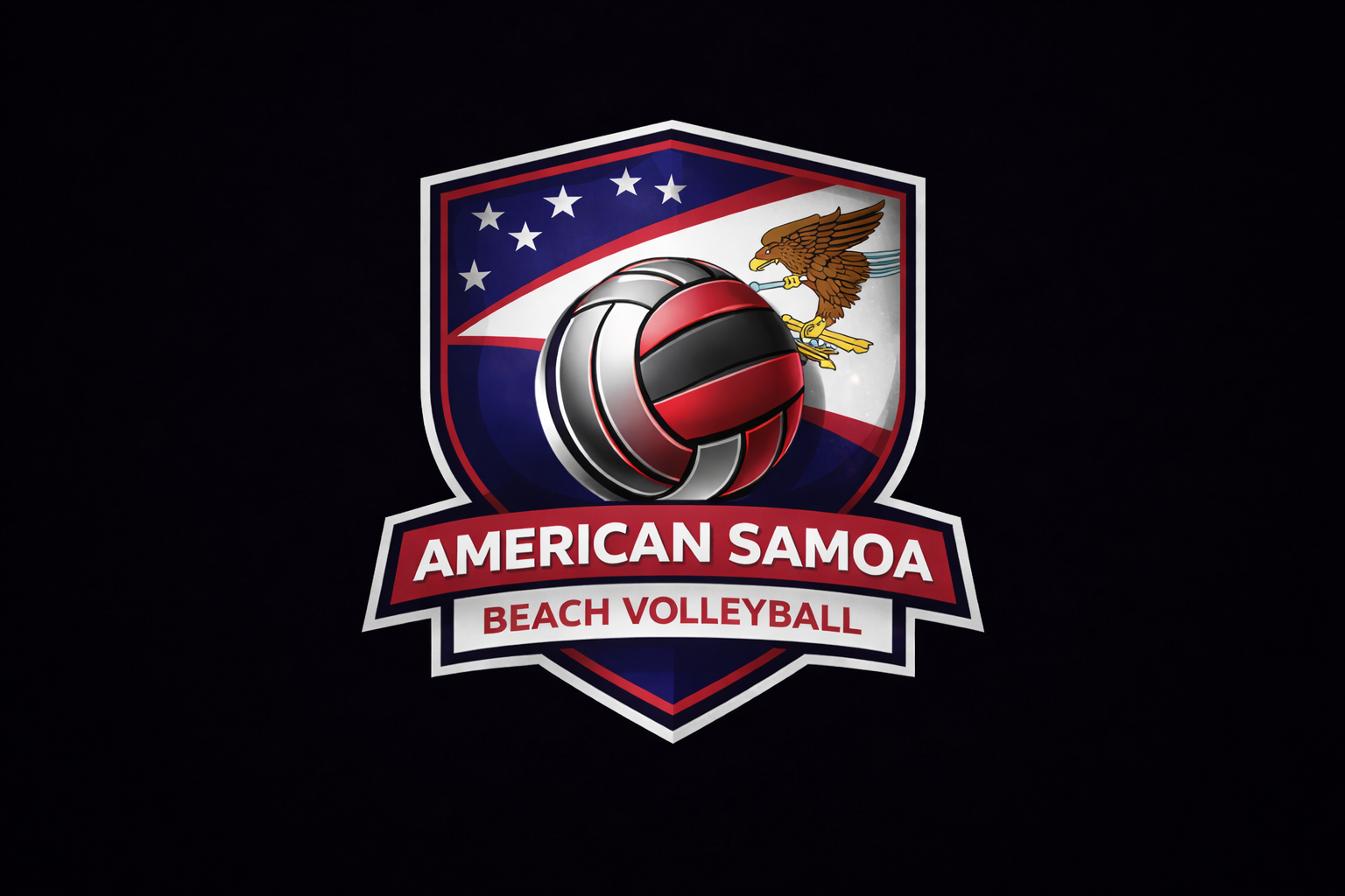 American Samoa Beach Volleyball Federation official logo